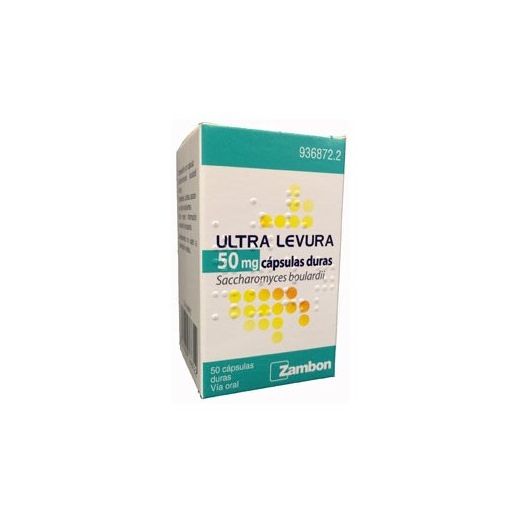 Ultra Levura 50 Mg Capsulas Duras, 50 Cápsulas